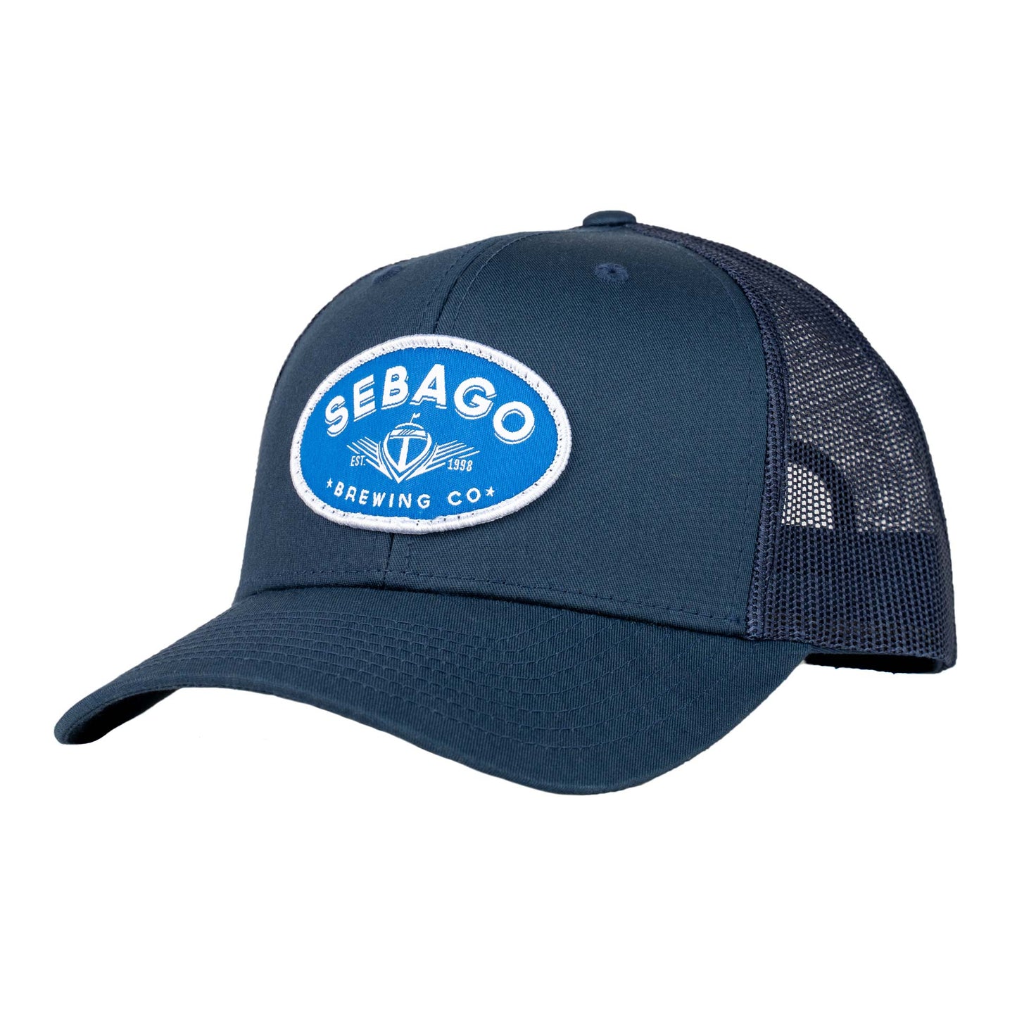 Trucker Oval Logo Navy