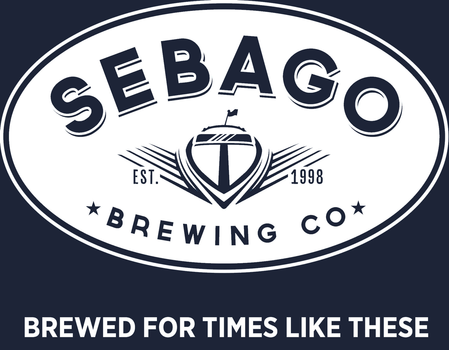Sebago Logo Tee - Navy